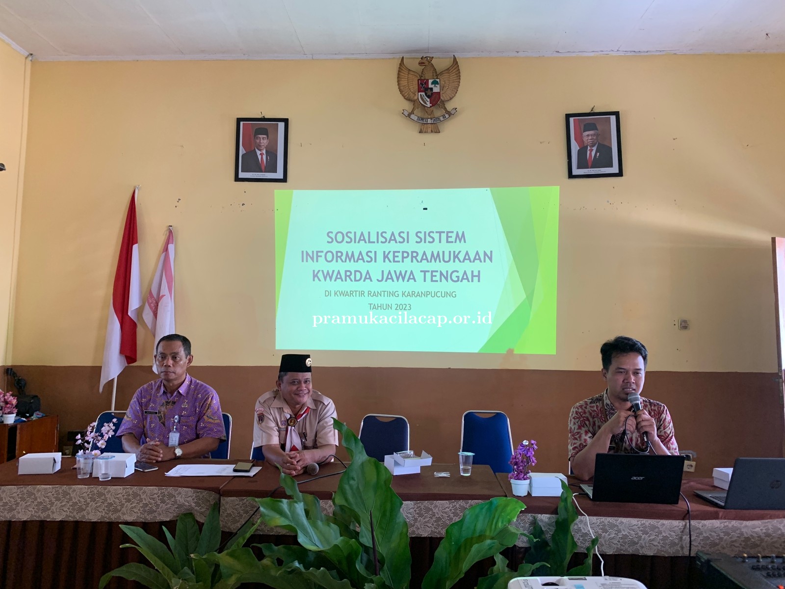 SOSIALISASI SISTEM INFORMASI KEPRAMUKAAN